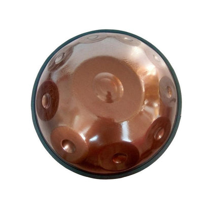 MiSoundofNature handpan personnalisé 22 pouces 10 notes échelle F3 Equinox/intégrale en acier inoxydable/instrument de percussion en acier nitruré