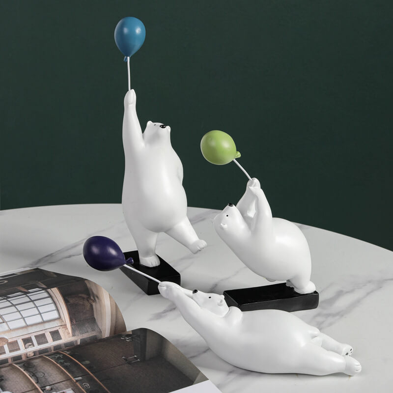 Lighteme Ballonbär-Tischdeko