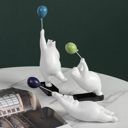 Lighteme Ballonbär-Tischdeko