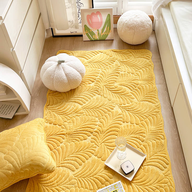 Tapis décoratif Lighteme en feuille de bananier