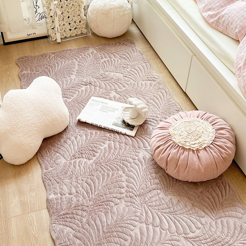 Tapis décoratif Lighteme en feuille de bananier