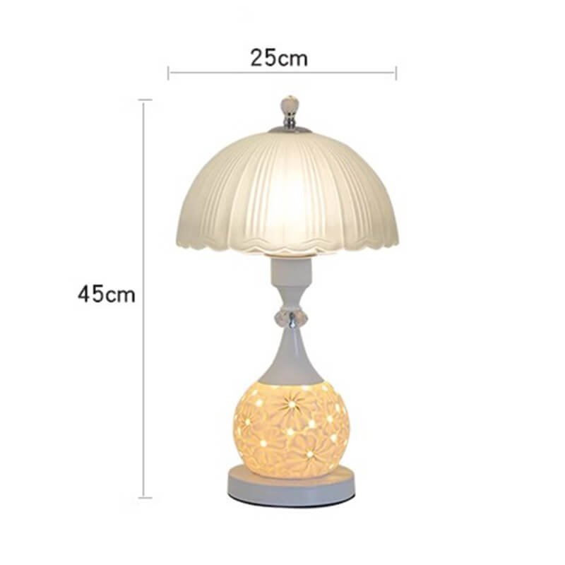 Lighteme Beautiful Crack Ceramic Table Lamp
