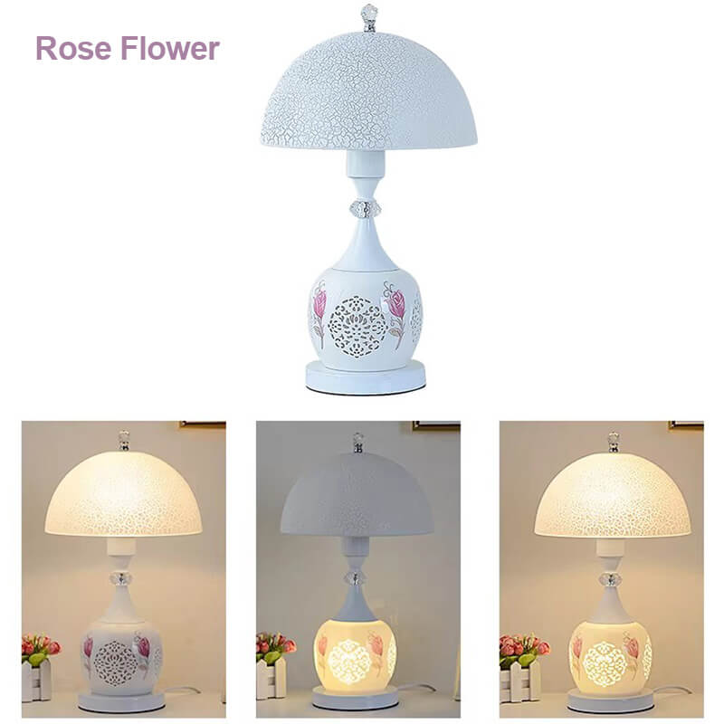Lighteme Beautiful Crack Ceramic Table Lamp