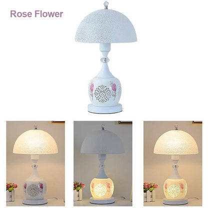Lighteme Beautiful Crack Ceramic Table Lamp