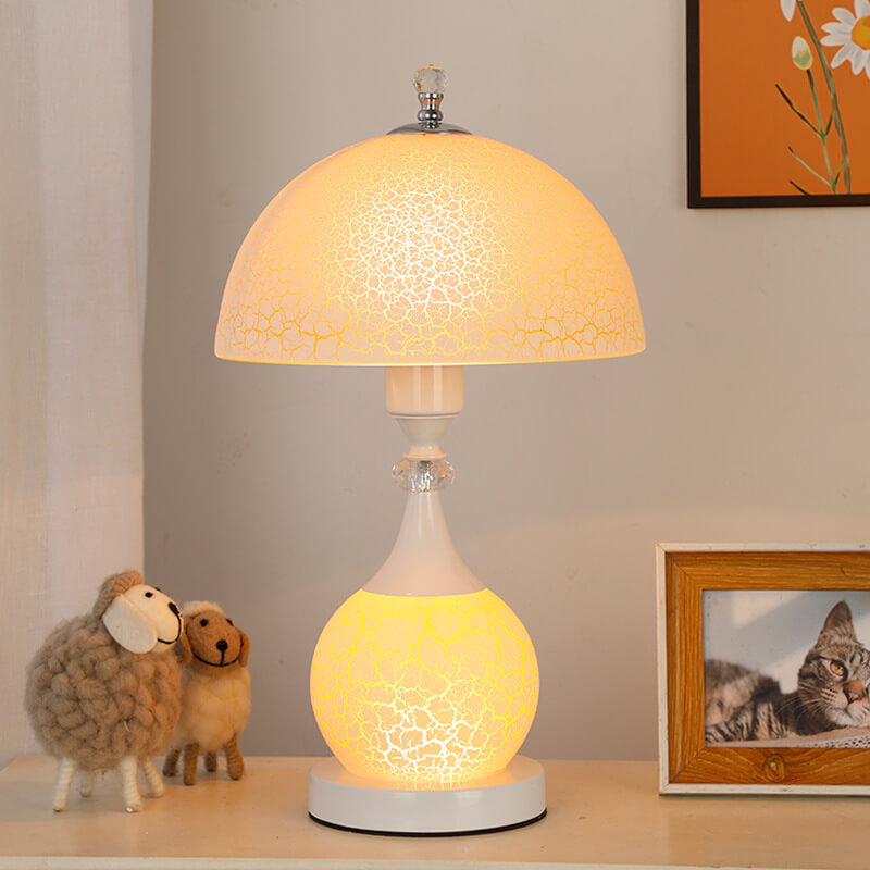 Lighteme Beautiful Crack Ceramic Table Lamp