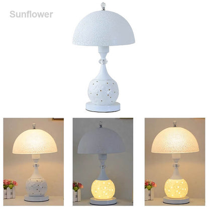 Lighteme Beautiful Crack Ceramic Table Lamp