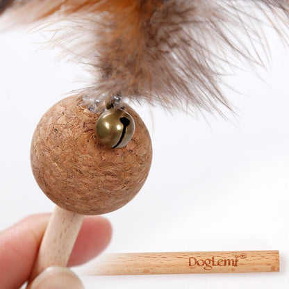 Lighteme Bell Feather Cat Teaser Toy