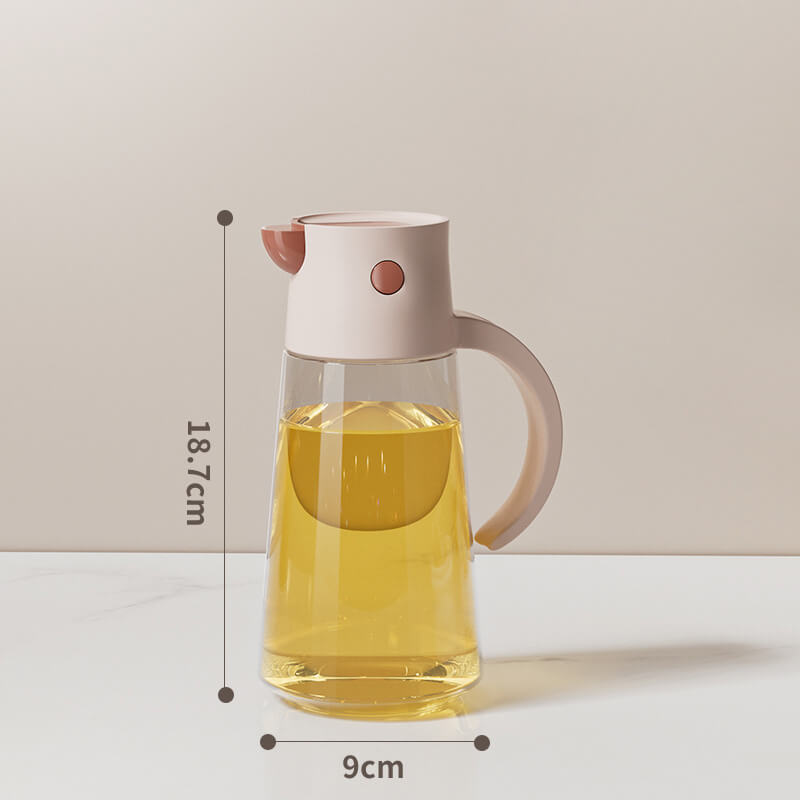 Bouteille d'huile en verre Lighteme en forme d'oiseau