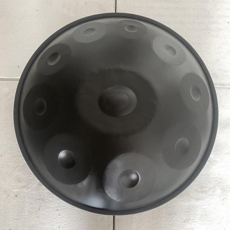 MiSoundofNature handpan personnalisé 22 pouces 10 notes échelle F3 Equinox/intégrale en acier inoxydable/instrument de percussion en acier nitruré