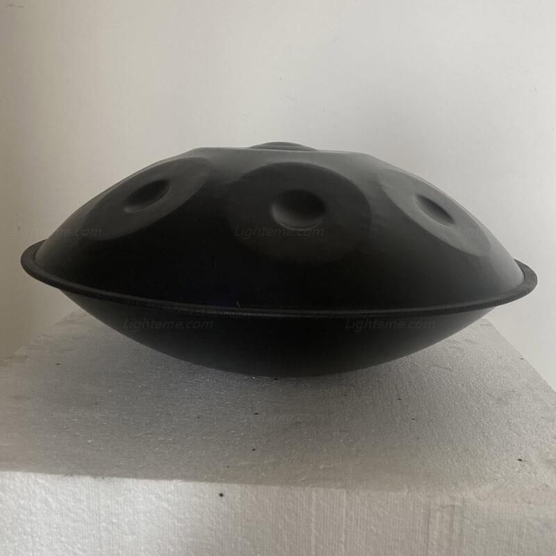 Lighteme Hand Pan Drum 22 Inches 10 Notes Kurd / Celtic Scale D Minor Nitride Steel Handmade Performance Sound Healing Handpan