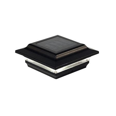 Lighteme Solar-Zaunkappenleuchte - Schwarz