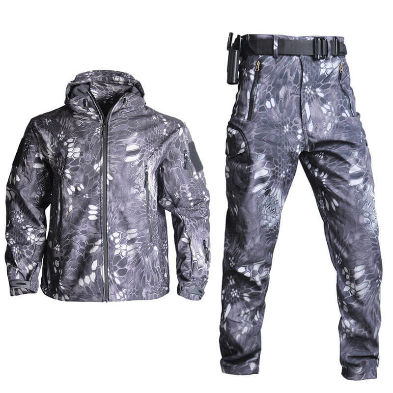 Combinaison Softshell imperméable pour homme Lighteme, uniforme tactique