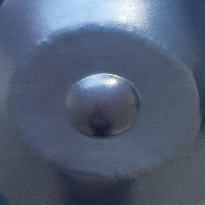 Lighteme Handpan Drum 22 Zoll 12 Noten C-Dur und Kurd/Celtic D-Moll aus Nitridstahl Hang Instrument