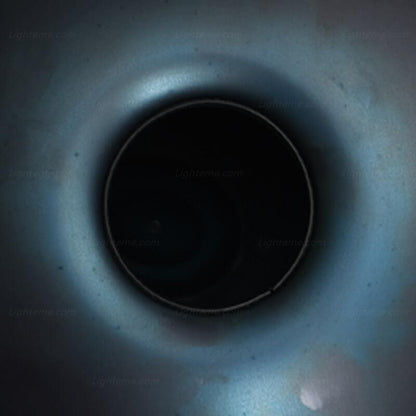 Lighteme Handmade Mandala HandPan Drum D Minor Amara/Celtic Scale 22 Inch 9 Notes Nitride Steel Percussion Instrument