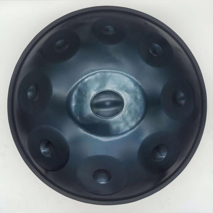 MiSoundofNature handpan personnalisé 22 pouces 9/9 + 2 notes Échelle F3 Dorian en acier inoxydable/instrument de percussion en acier nitruré