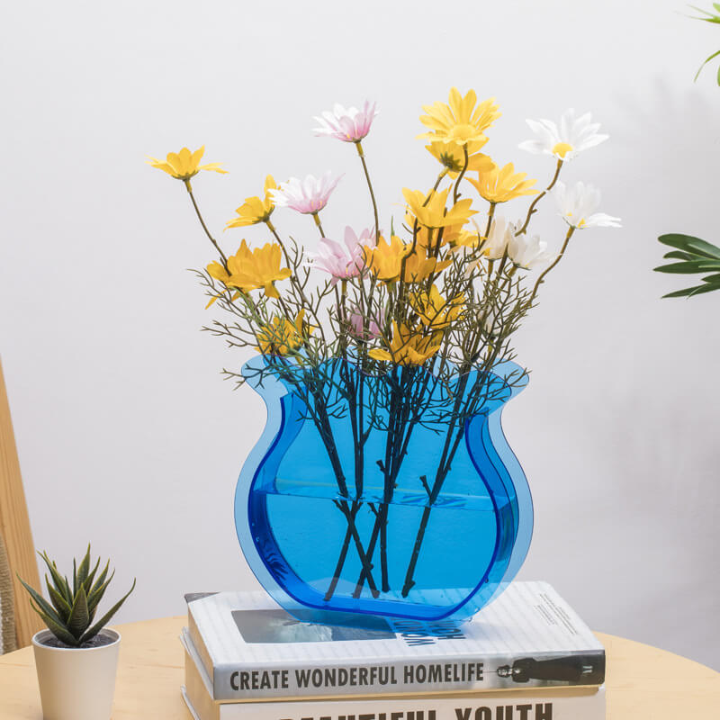 Lighteme Acrylic Fishtail Shpae Vase
