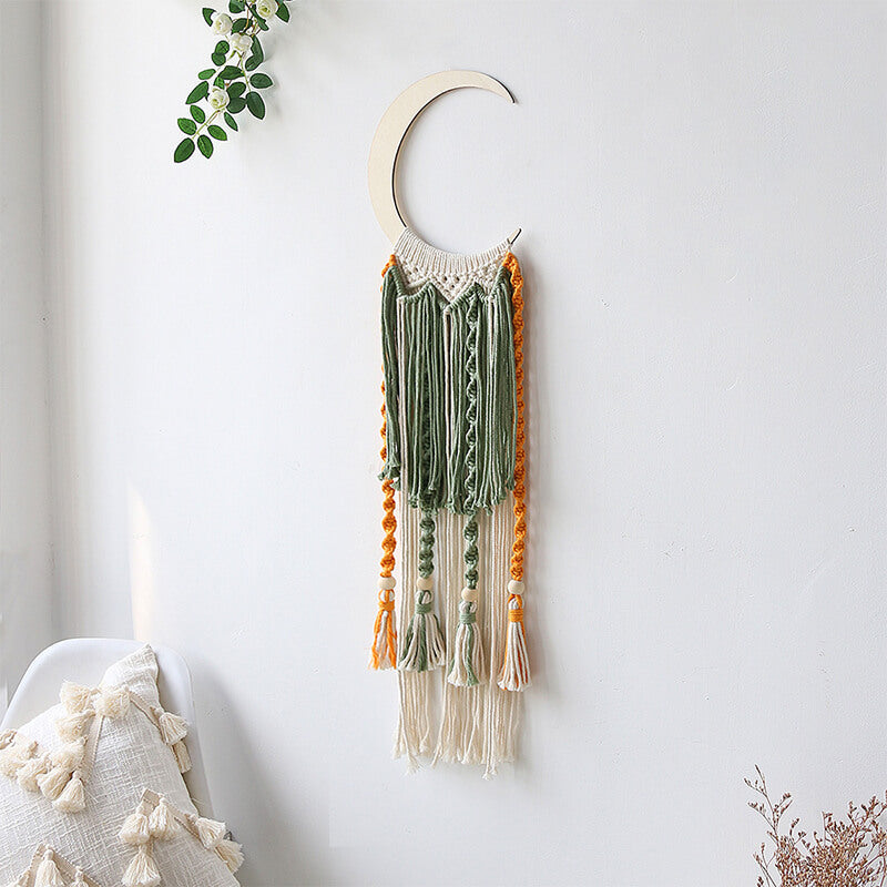 Lighteme Boho handgewebter Wandbehang