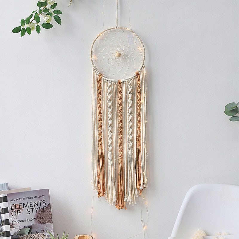 Lighteme Boho handgewebter Wandbehang