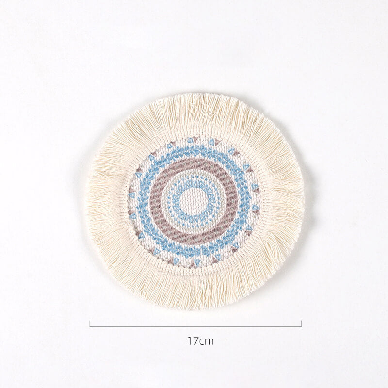 Lighteme Boho-Tischsets mit Quaste