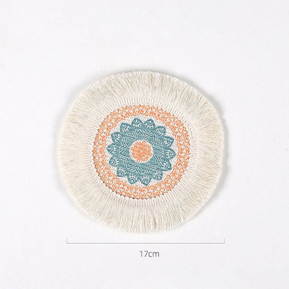 Lighteme Boho-Tischsets mit Quaste
