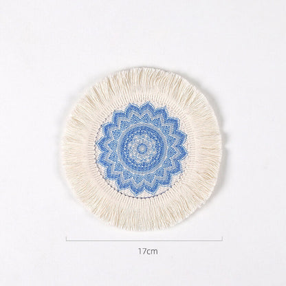 Lighteme Boho-Tischsets mit Quaste