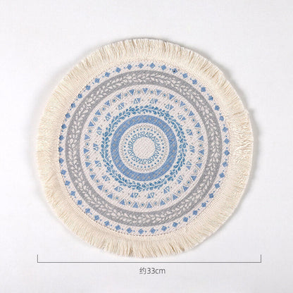 Lighteme Boho-Tischsets mit Quaste