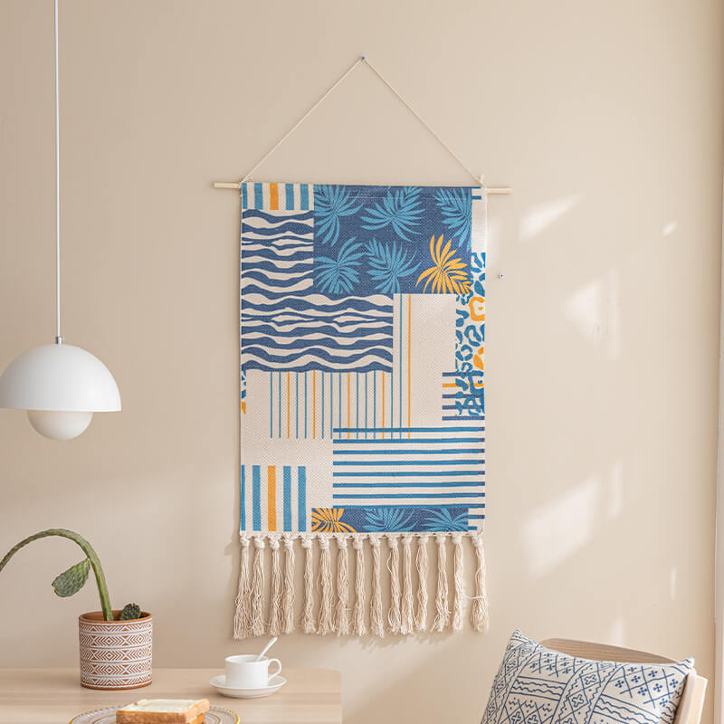 Lighteme Boho-Wandbehang mit Quaste