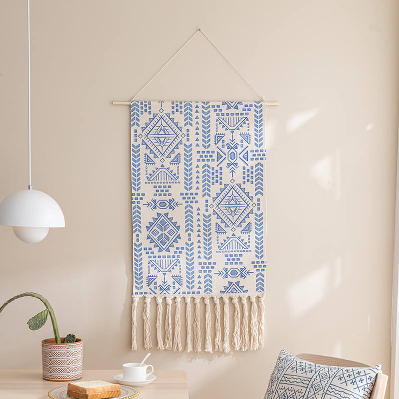 Lighteme Boho-Wandbehang mit Quaste