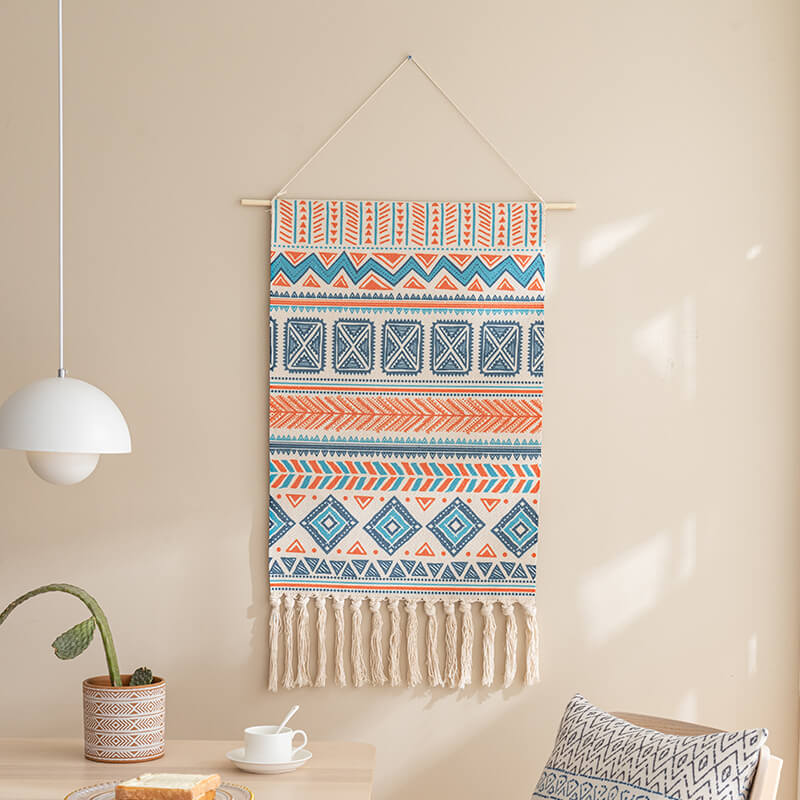 Lighteme Boho-Wandbehang mit Quaste