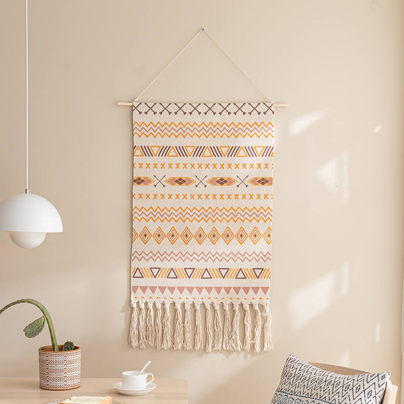 Lighteme Boho-Wandbehang mit Quaste