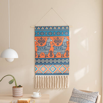 Lighteme Boho-Wandbehang mit Quaste