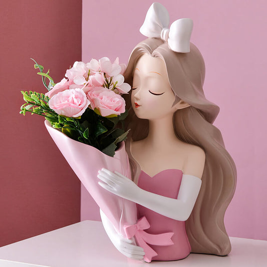 Décoration en résine Lighteme Bouquet Girl