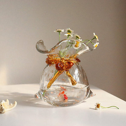 Lighteme Bow Glass Vase