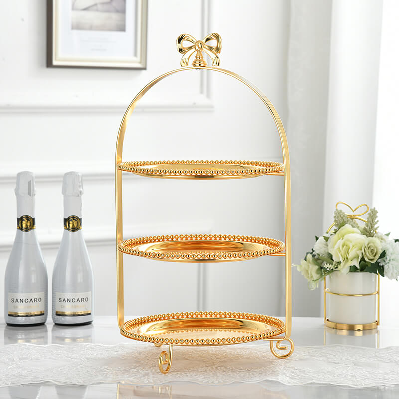 Lighteme Bowknot Beaded Dessert Stand