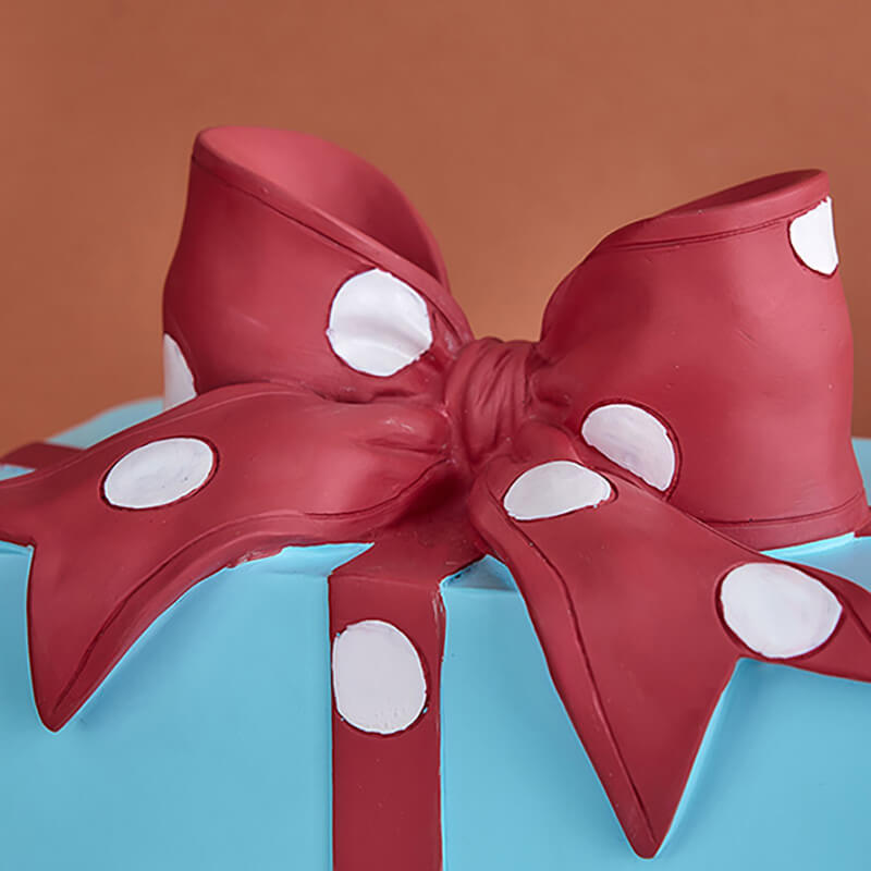 Boîte de rangement pour mouchoirs Lighteme Bowknot à pois