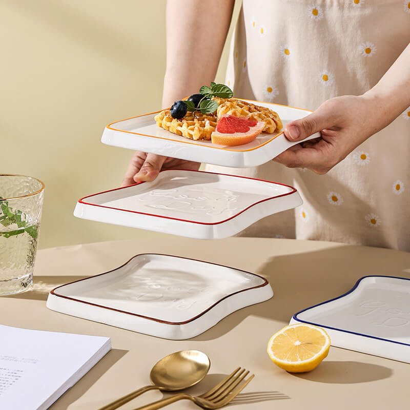 Lighteme Bread Ceramic Plate