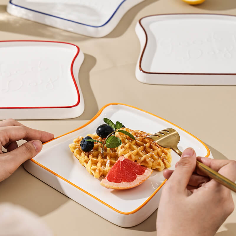Lighteme Bread Ceramic Plate