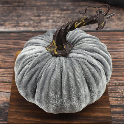 Mini citrouilles d'Halloween en velours Lighteme