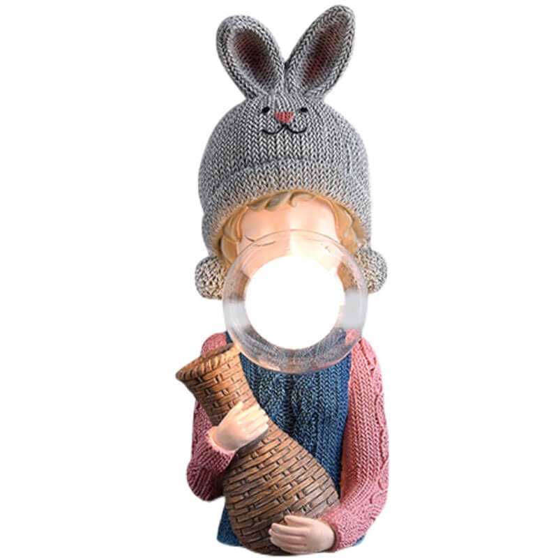 Lampe de bureau Lighteme Rabbit Ear Bubble Girl