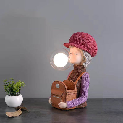 Lampe de bureau Lighteme Rabbit Ear Bubble Girl