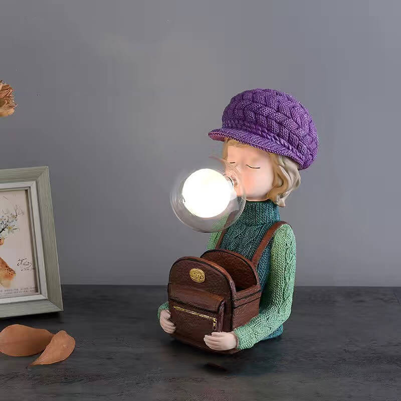 Lampe de bureau Lighteme Rabbit Ear Bubble Girl