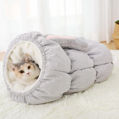 Lighteme Bunny Velvet Cat Play & Sleep Tube Warm Tunnel