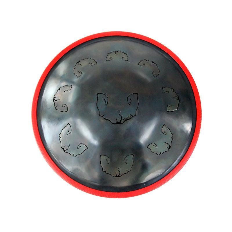 Lighteme 20 pouces Butterfly Drum - E Handpan à langue en acier éolien