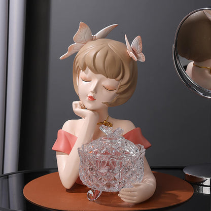 Lighteme Butterfly Girl Desktop Storage Decoration