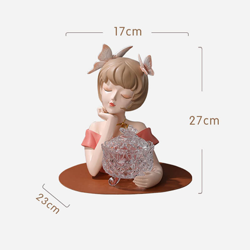 Lighteme Butterfly Girl Desktop Storage Decoration