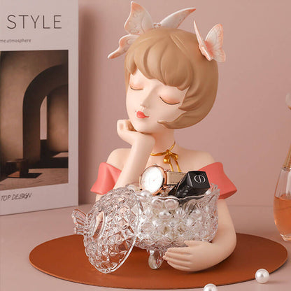 Lighteme Butterfly Girl Desktop Storage Decoration