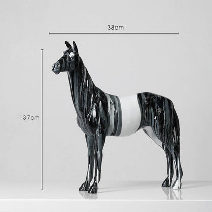 Lighteme Dekorative Ornamente mit Camouflage-Muster, Pferd