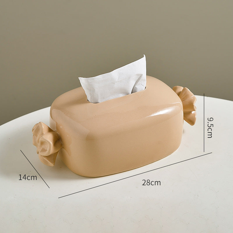 Boîte de rangement pour mouchoirs Lighteme Candy Cookie