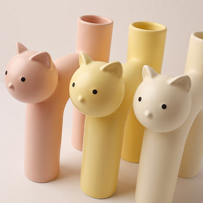 Vase en céramique en forme de chat Lighteme