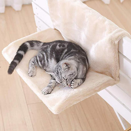 Lit pour chat Lighteme avec hamac de fenêtre amovible (2 couleurs)